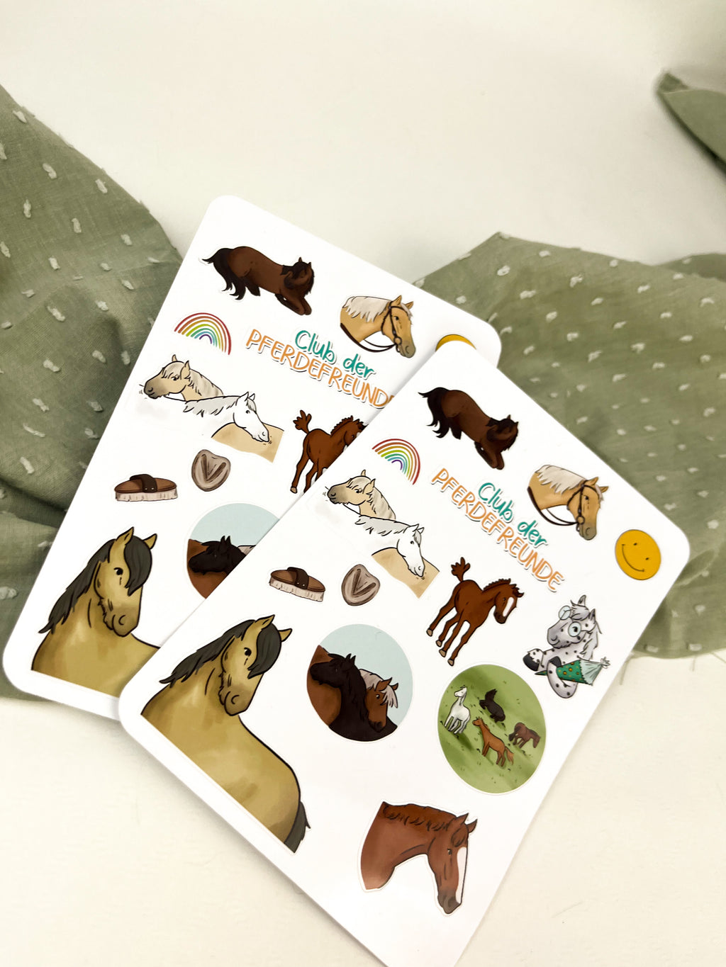 Stickerbogen zum Buch - Freunde auf vier Hufen