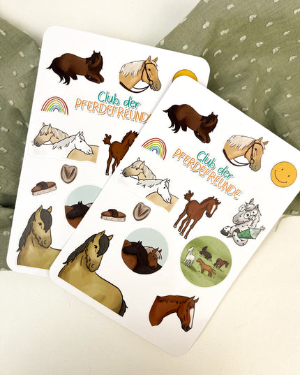 Stickerbogen zum Buch - Freunde auf vier Hufen