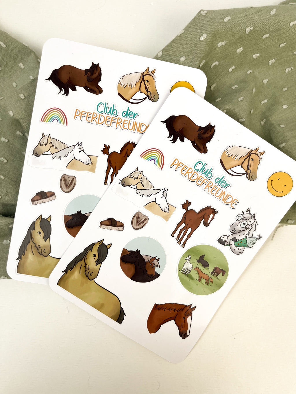 Stickerbogen zum Buch - Freunde auf vier Hufen