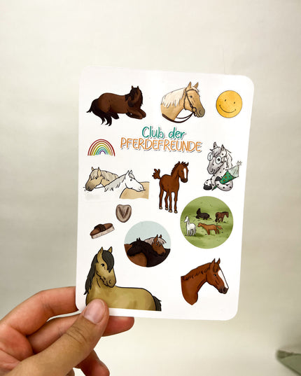 Stickerbogen zum Buch - Freunde auf vier Hufen