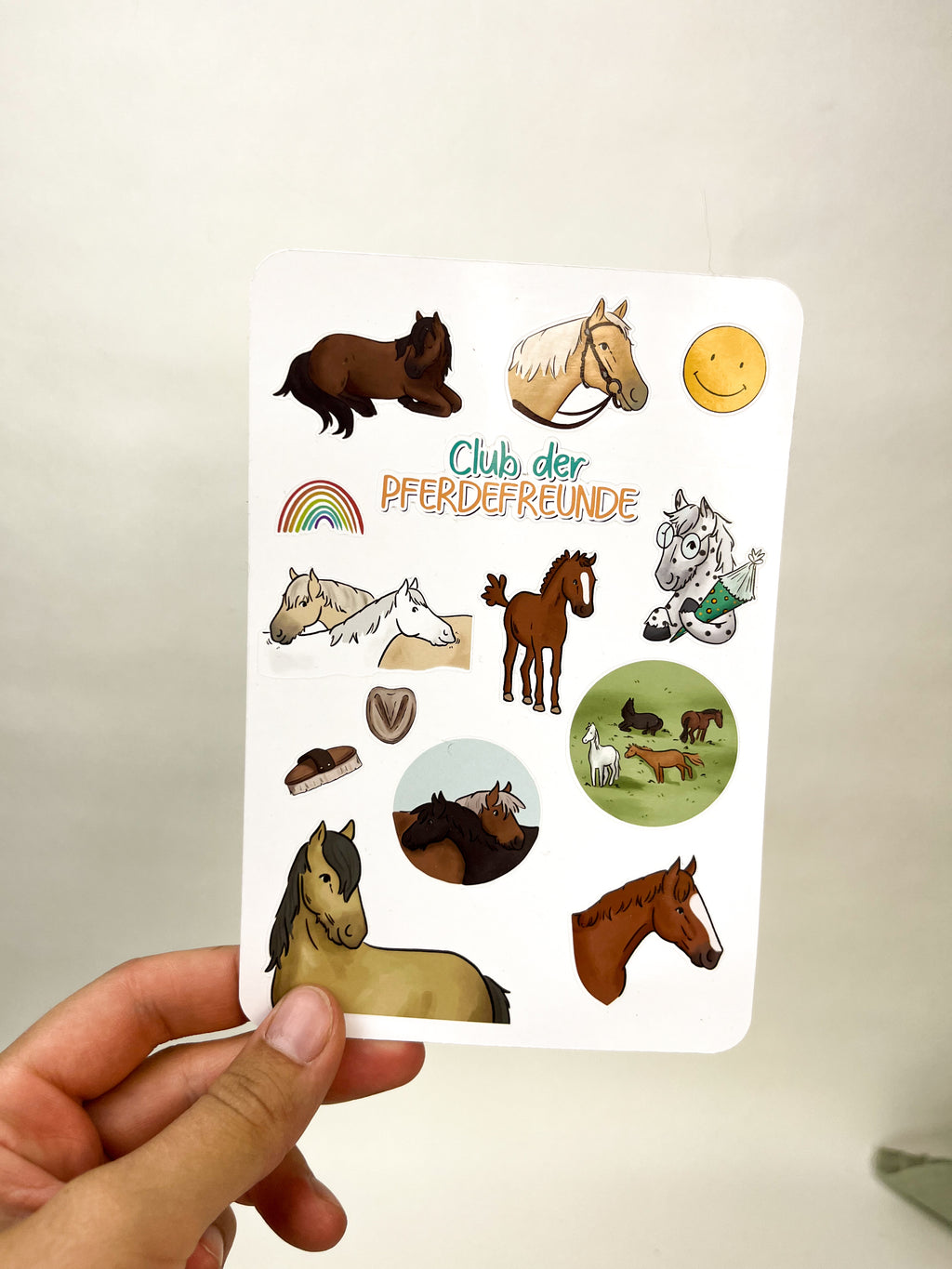 Stickerbogen zum Buch - Freunde auf vier Hufen