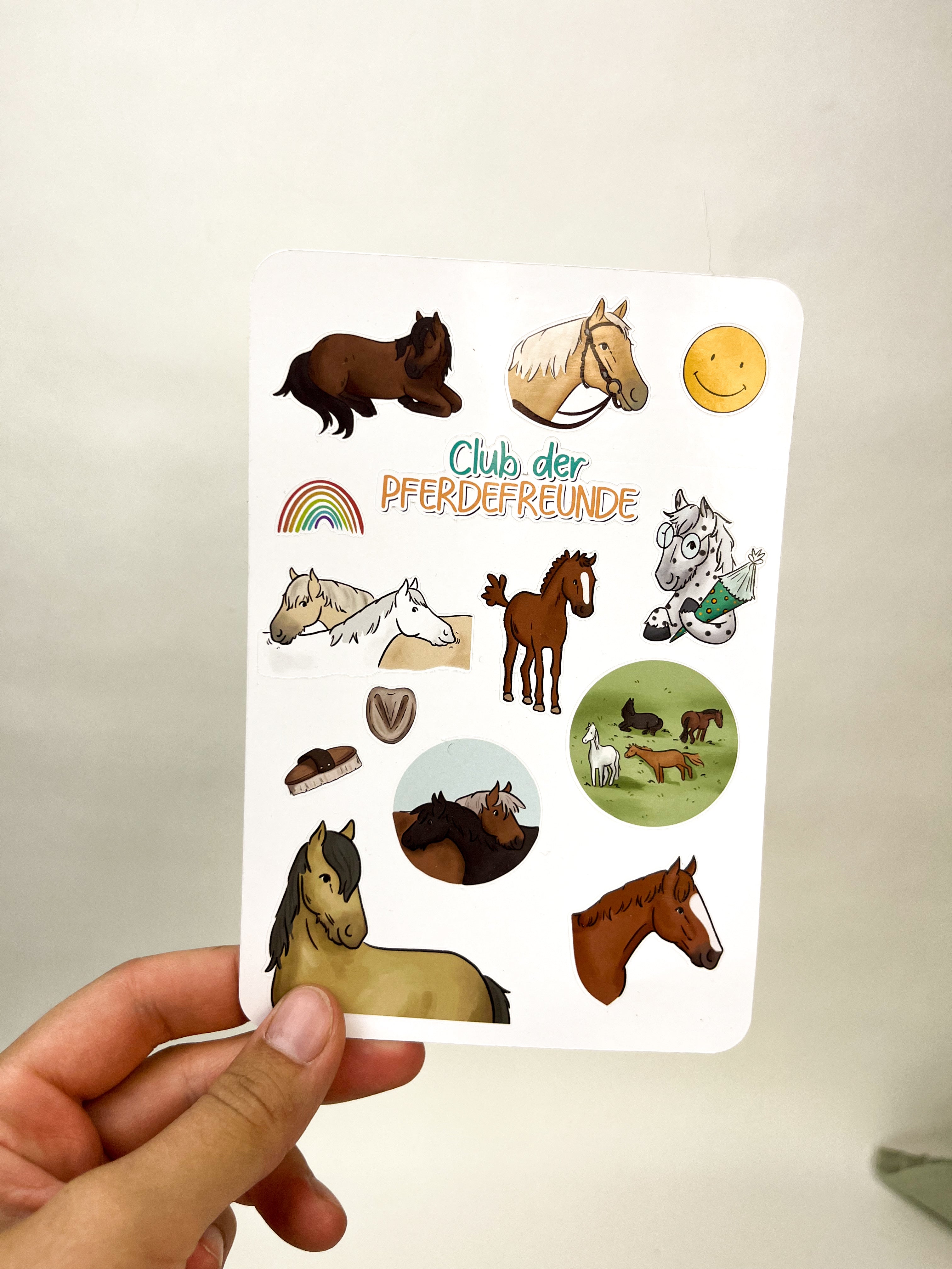 Stickerbogen zum Buch - Freunde auf vier Hufen