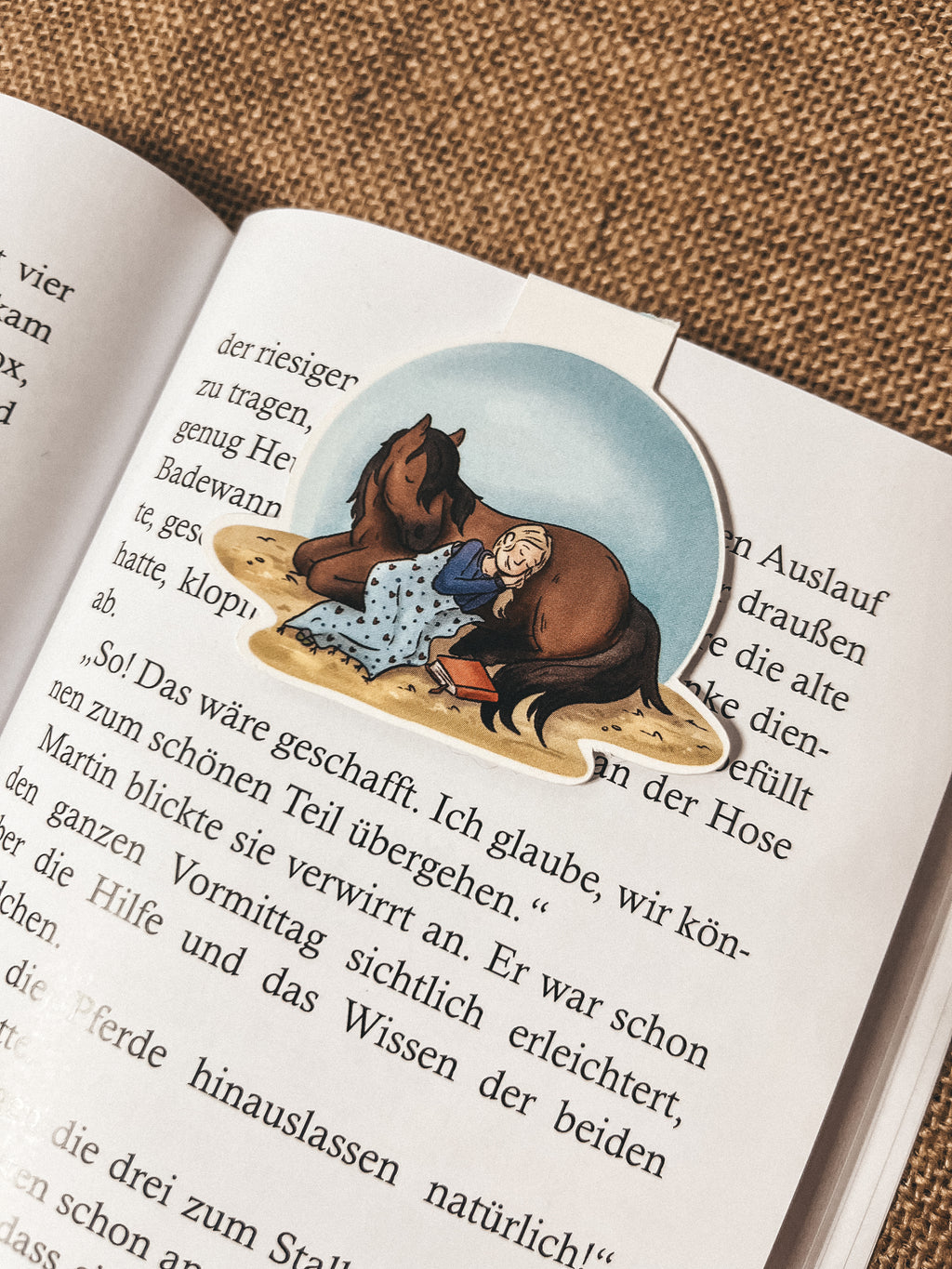 Magnet-Lesezeichen "Bücherpony"