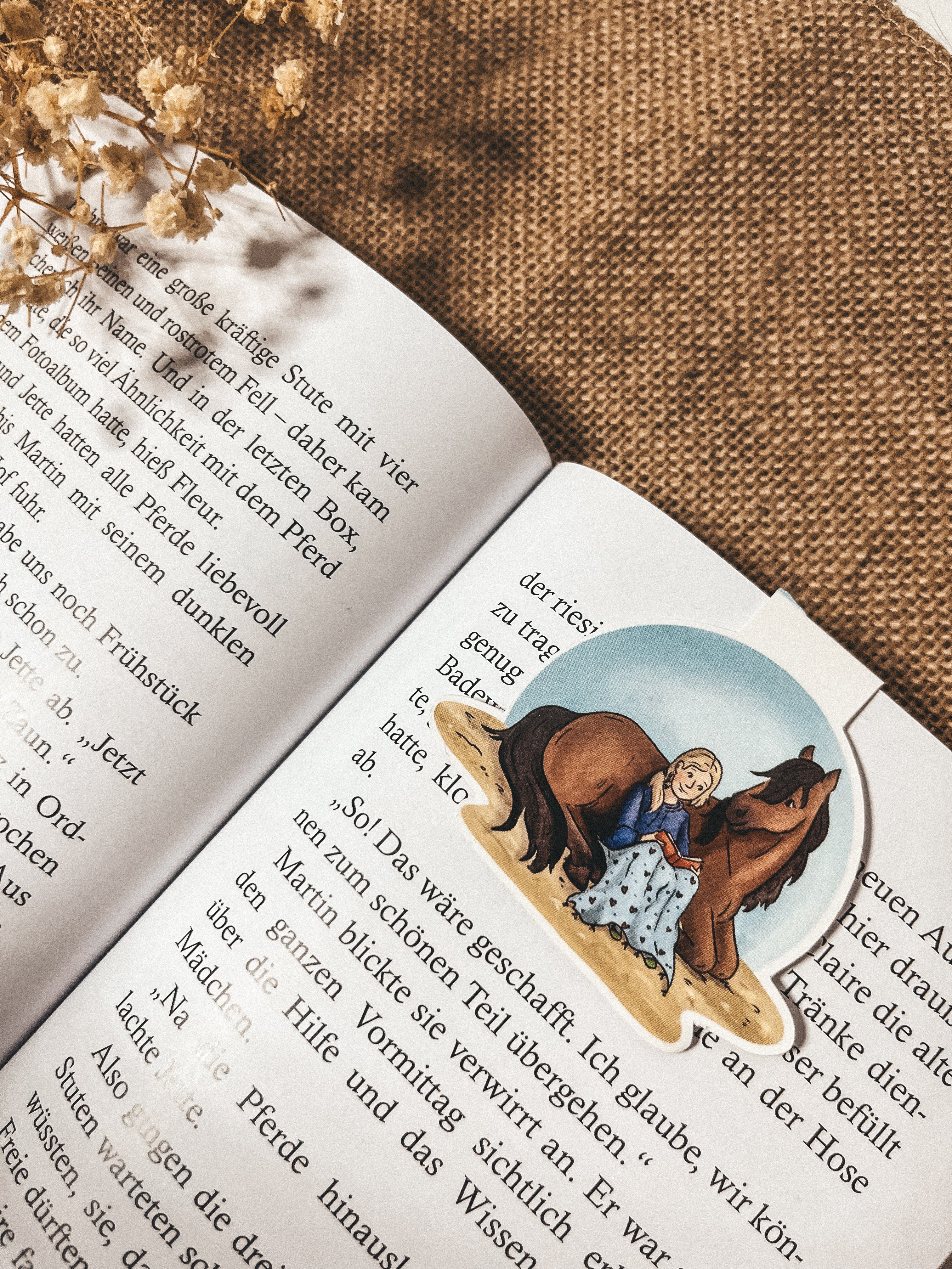 Magnet-Lesezeichen "Bücherpony"