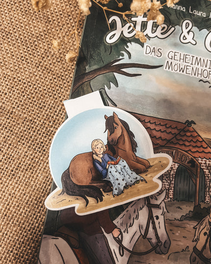 Magnet-Lesezeichen "Bücherpony"