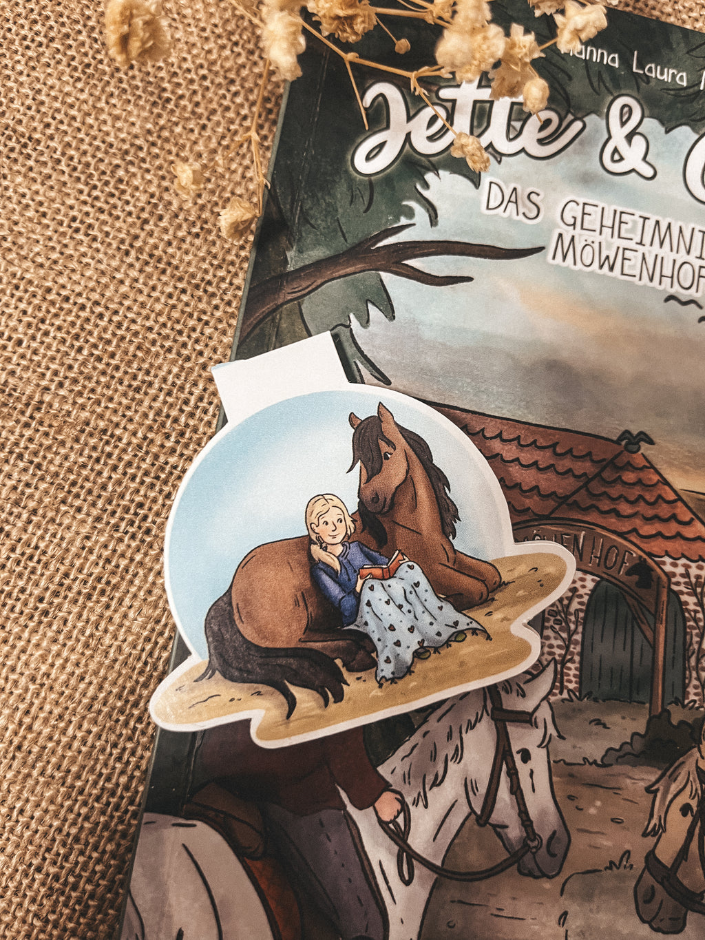 Magnet-Lesezeichen "Bücherpony"