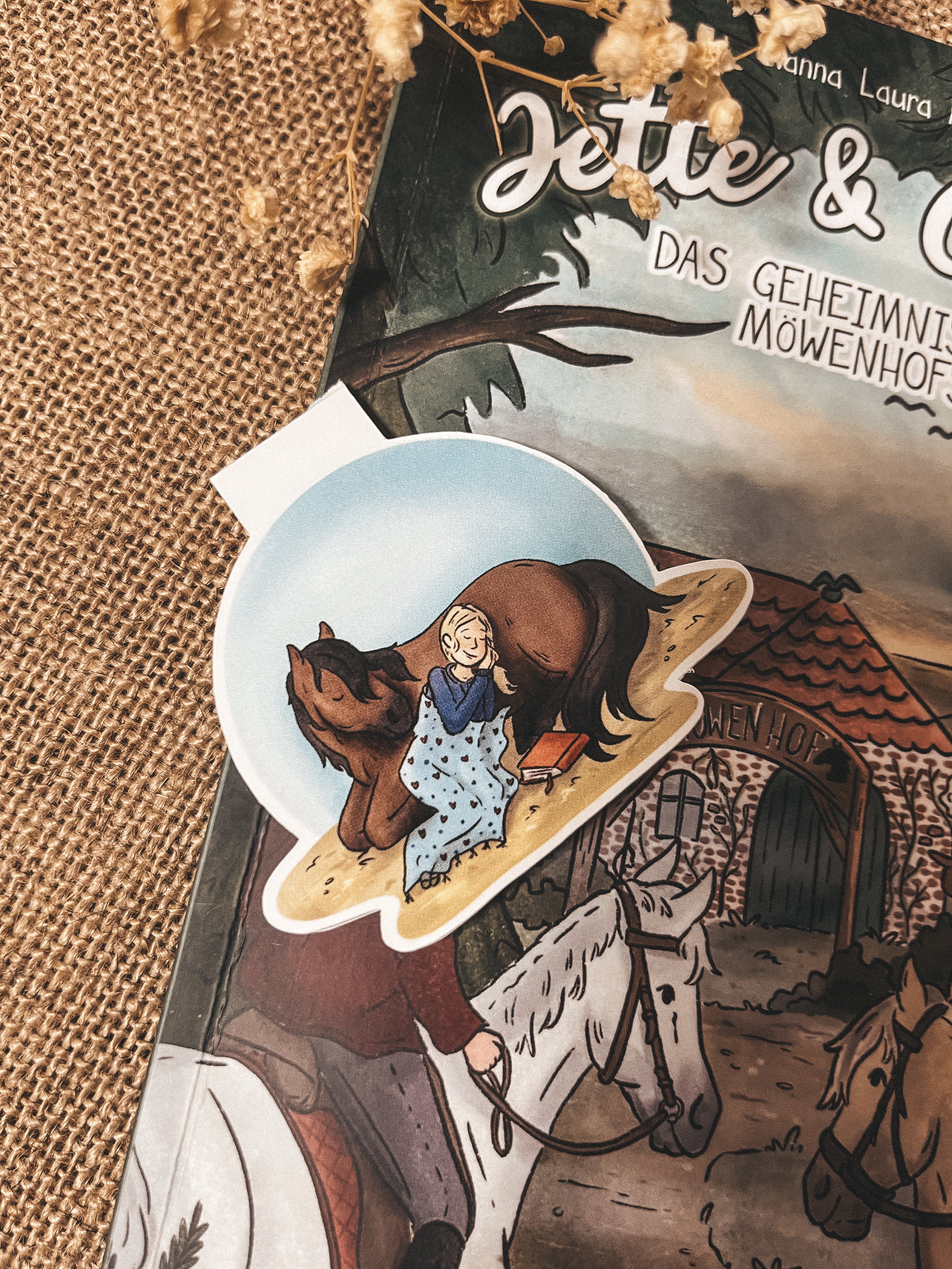 Magnet-Lesezeichen "Bücherpony"