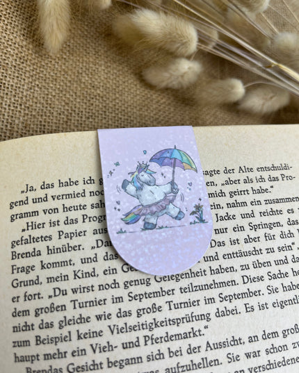 Magnetlesezeichen "Regenbogeneinhorn"