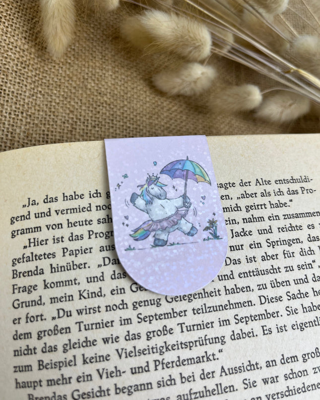 Magnetlesezeichen "Regenbogeneinhorn"