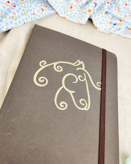 Notizbuch mit Pferdemotiv – A5, liniert "Organic Horse"