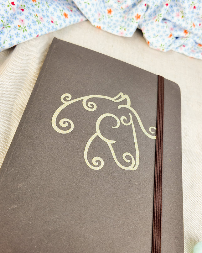 Notizbuch mit Pferdemotiv – A5, liniert "Organic Horse"