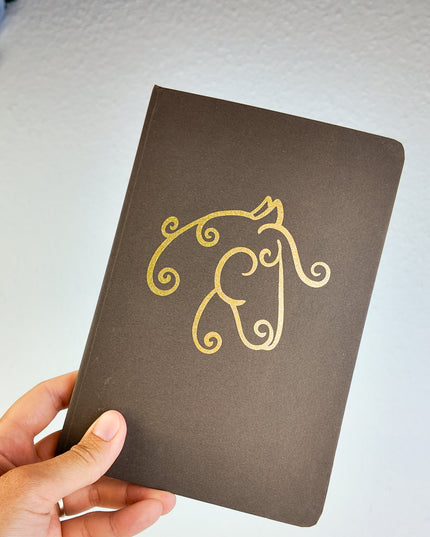 Notizbuch mit Pferdemotiv – A5, liniert "Organic Horse"