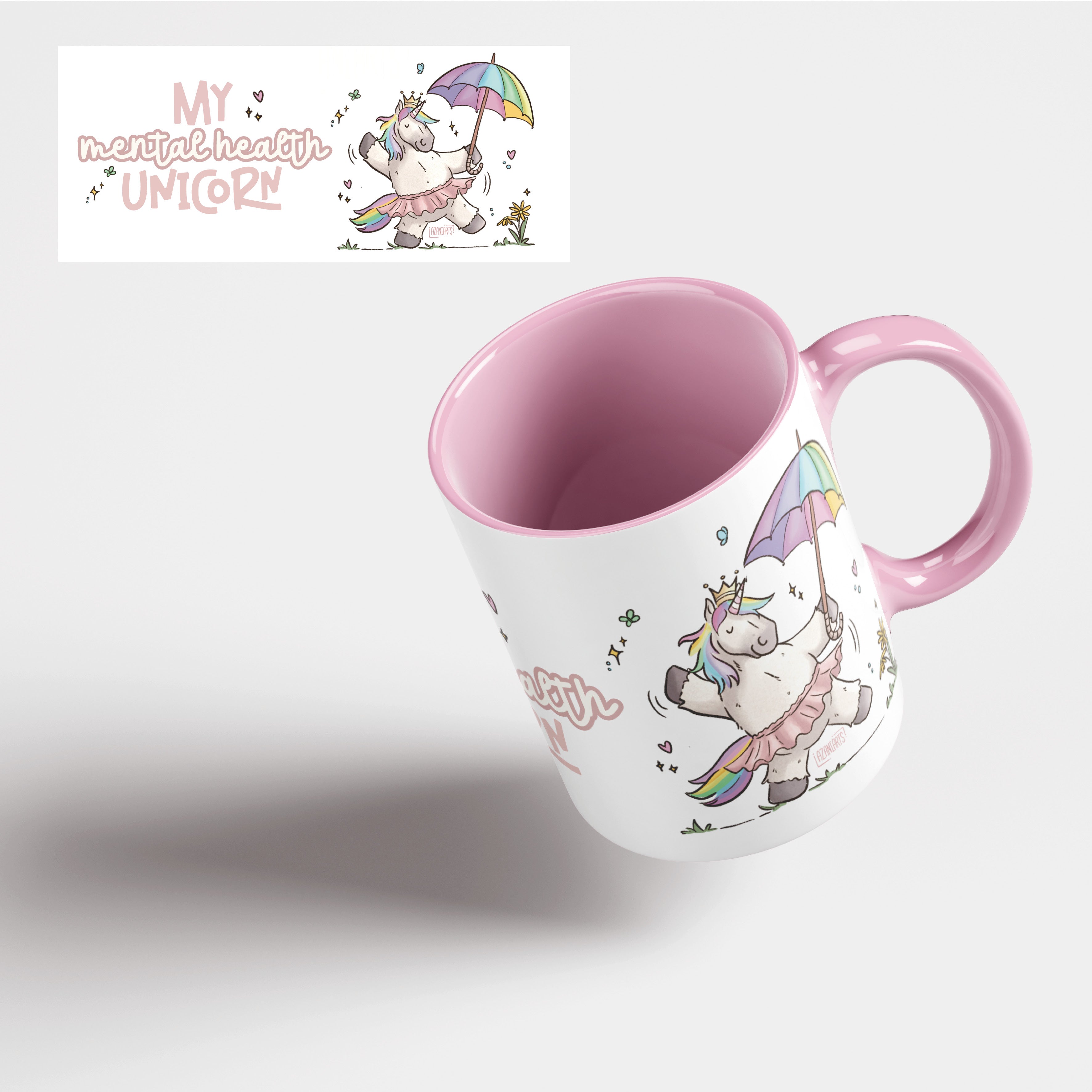 Tasse Mental Health Unicorn